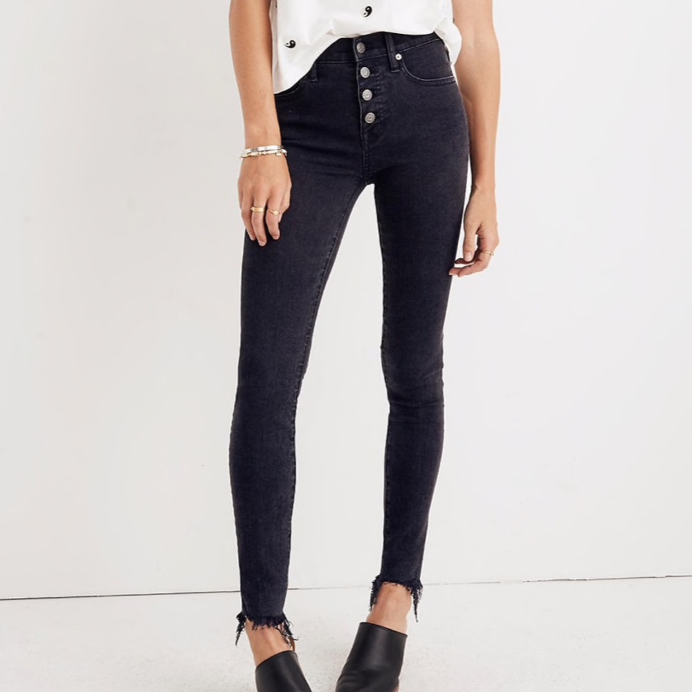 New Madewell 9” High Rise Skinny Jeans